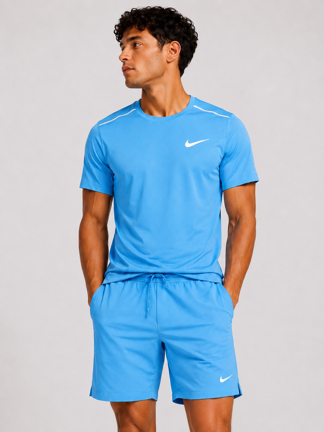 Ensemble Nike Miler Bleu
