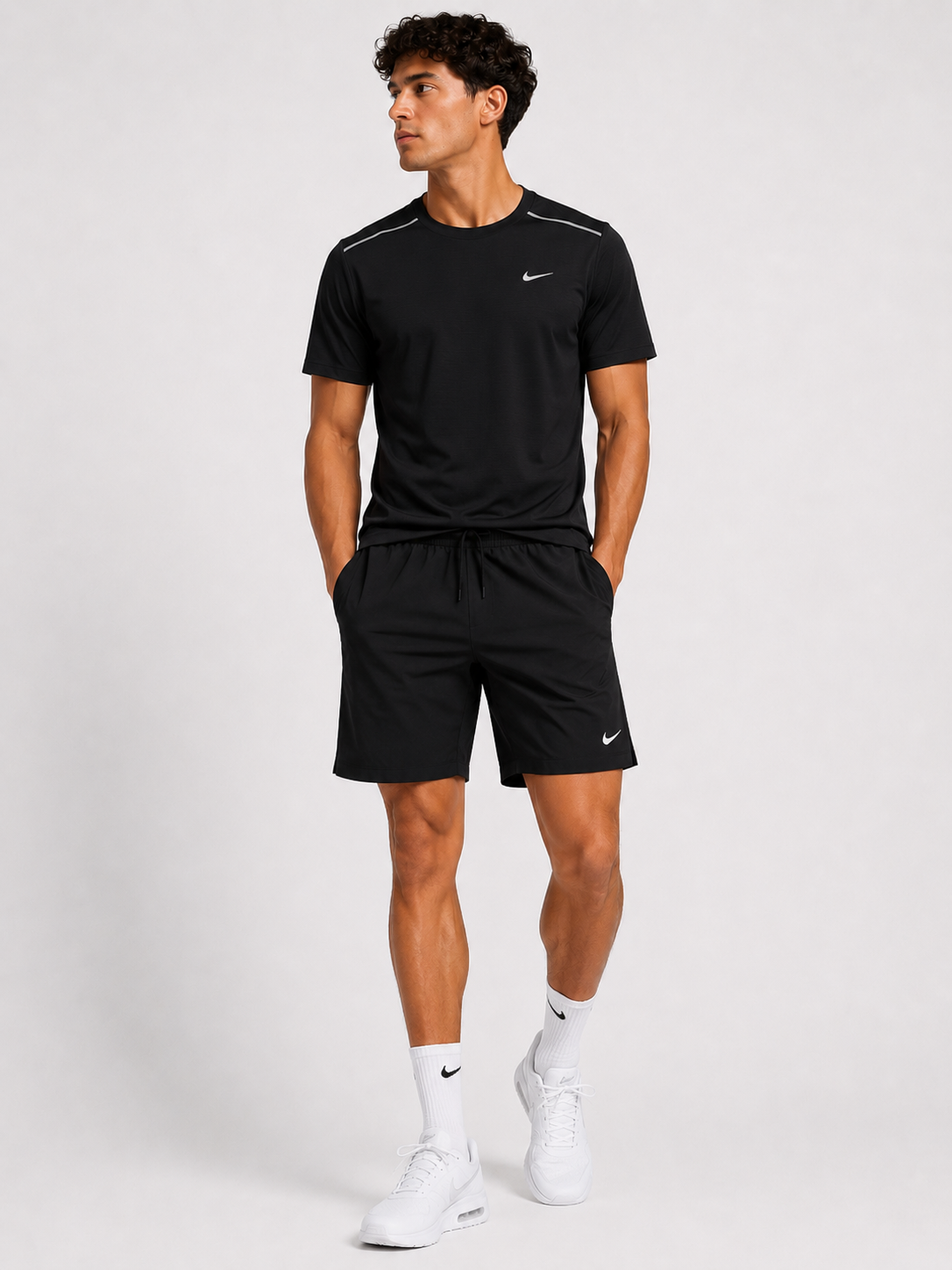 Ensemble Nike Miler Noir