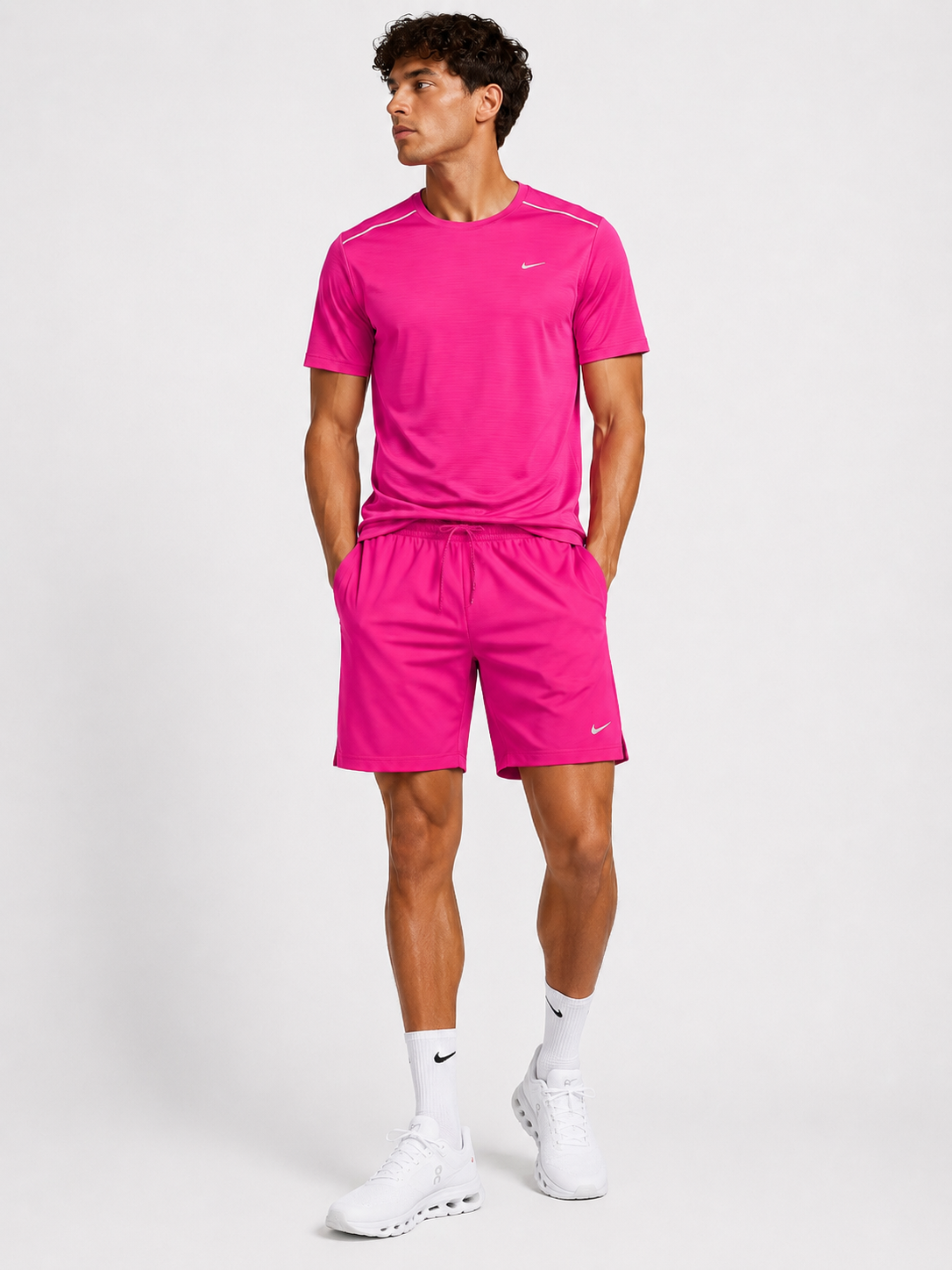 OUTFIT Nike Miler Rose + Paire au choix