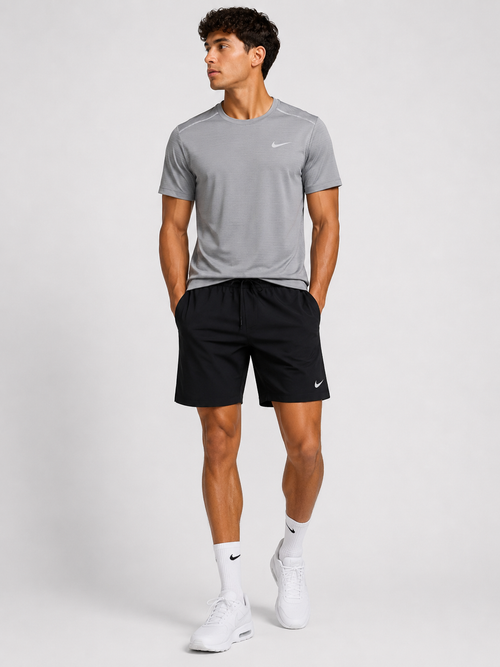 Ensemble Nike Miler Gris & Noir