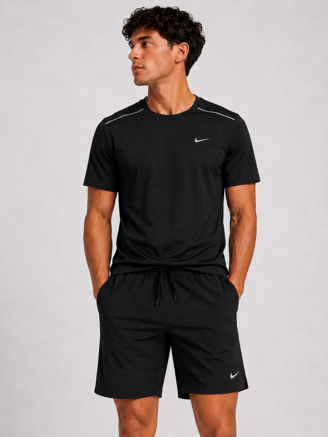 Ensemble Nike Miler Noir